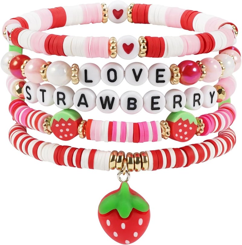 Briutn 4th of July Beaded Bracelets with American Flag Stars Charms USA Jewelry - Image 1
